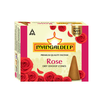 Mangaldeep Dry Dhoop Cone Rose