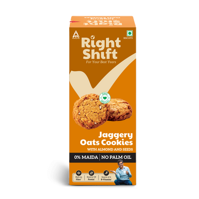 Jaggery Oats Cookies