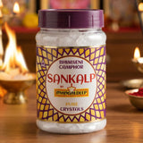 Mangaldeep Sankalp Pure Bhimseni Camphor Flakes 100g Jar 1