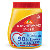 Aashirvaad Svasti 90% Lower Cholesterol Ghee | Cow Ghee with Rich Aroma | Helps Manage Cholesterol - 500ml 1