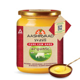 Aashirvaad Svasti Organic Cow Ghee, 500 ml| Sourced from healthy cows| Comes with authenticity proof| Slowly cooked for 3.5 hrs| Rich, nostalgic aroma 1
