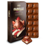 Fabelle Strawberry Cheesecake - Luxury Handcrafted Chocolate Bars Centre-Filled, Chocolate Gift Pack 1