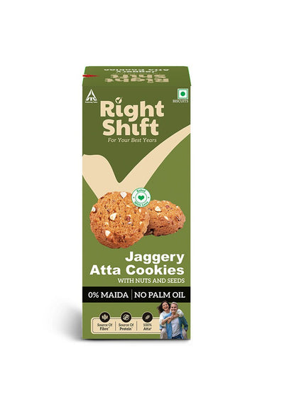 Jaggery Atta Cookies