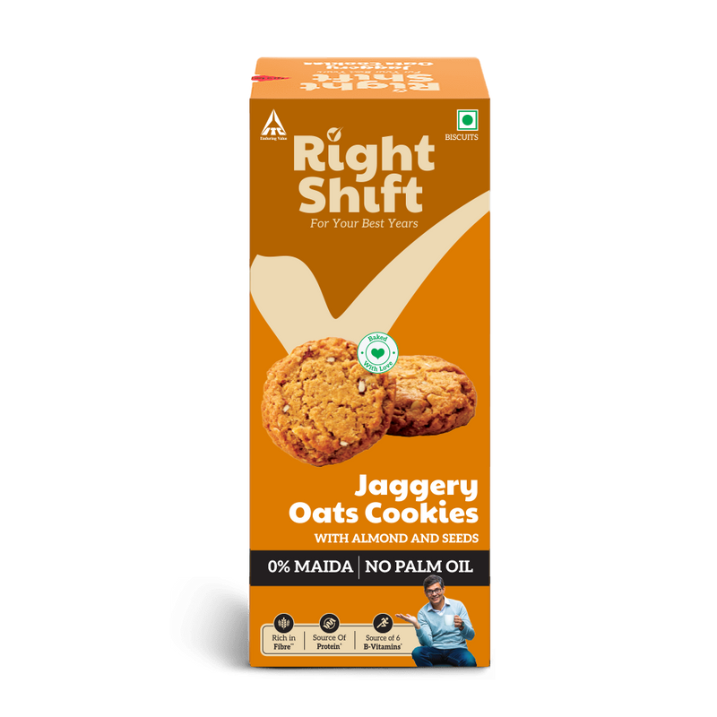 Jaggery Oats Cookies