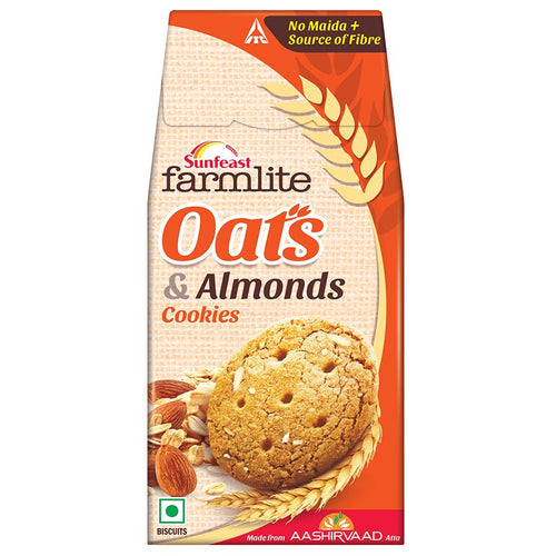 Sunfeast Farmlite Oats and Almond Cookies - 150g